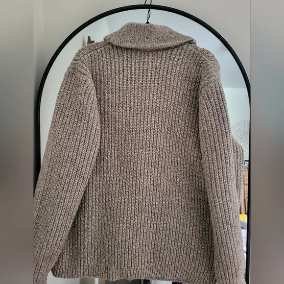 L.L. Bean's Classic Raggwool Cardigan Sweater - Picture 5 of 12
